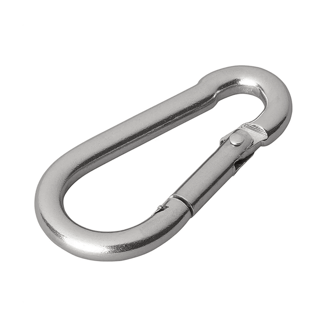 ProPlus ProPlus Karabijnhaak RVS 6x60mm Middel [Carabijnhaak - Musketon - Veerhaak] PAT Europe 4
