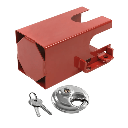 ProPlus Koppelingsslot Aanhanger 110x110mm met discusslot PM [Aanhangerslot - Disselslot] - VCTparts.nl