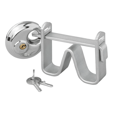 ProPlus Koppelingsslot Beugelmodel met Discusslot Trekhaakbeveiliging Dissel - Aanhangwagenslot - VCTparts.nl