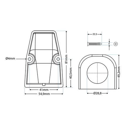 ProPlus Opbouw - / Installatieframe Enkelvoudig - Opbouwframe voor Auto Middenconsole en Dashboard - VCTparts.nl