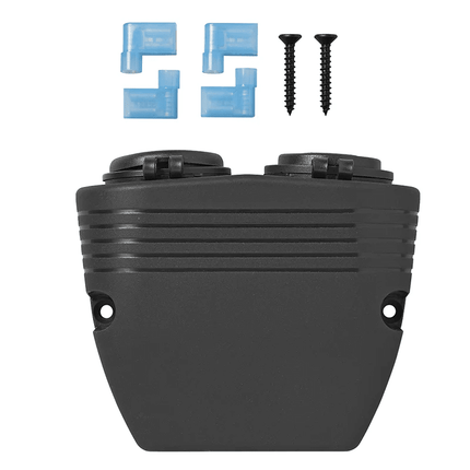 ProPlus ProPlus Opbouw kit: 12V Stekkerdoos + USB Snellader Type A + C voor Snel Opladen PAT Europe 3