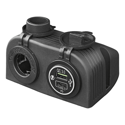 Proplus -Struktur -Kit: 12V Socket + USB -Snell -Ladegerät Typ A + C für schnelles Laden