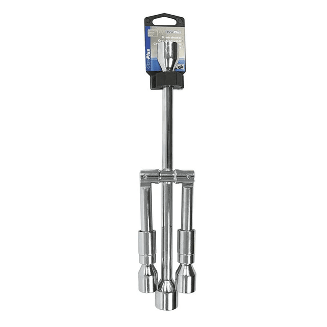 ProPlus ProPlus Opvouwbare Kruissleutel TüV/GS - gekeurd en DIN899 Gecertificeerd - Compact en Handig Onderweg PAT Europe 2
