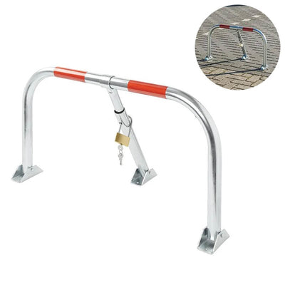 Proplus -Parkhalterung mit Schloss Vorhängeschloss [Parkplatzschutz - Klappern gegen Anti -Parking -Pfosten]