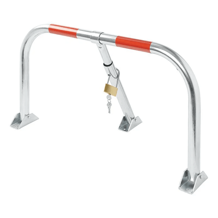 ProPlus Parkeerbeugel met Slot Hangslot [Parkeerplaatsbeveiliging - Neerklapbare antiparkeerpaal] - VCTparts.nl