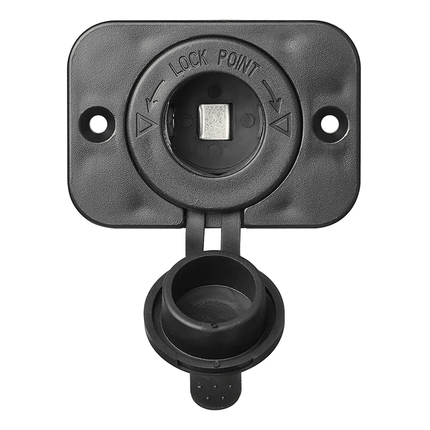 ProPlus ProPlus Sigarettenaansteker - Inbouwdoos 12V/24V - Stofdichte Aanstekercontactdoos met Afsluitdop PAT Europe 3