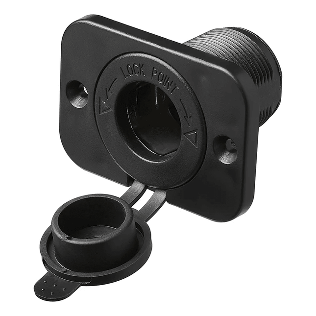 ProPlus ProPlus Sigarettenaansteker - Inbouwdoos 12V/24V - Stofdichte Aanstekercontactdoos met Afsluitdop PAT Europe 7