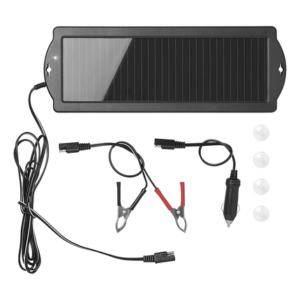 ProPlus ProPlus Solar Zonnepaneel Druppellader 12V 15W Zuignap Sigarettenaansteker & Accuklem PAT Europe 6