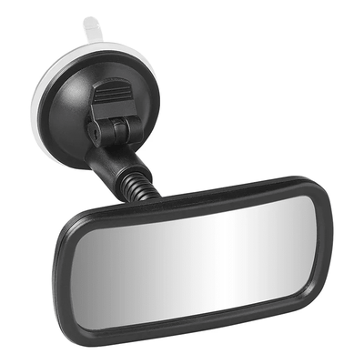 Proplus Universal Heck -View -Spiegel -Innenspiegel 115x55 mm mit kurzem Flex -Arm und Saugnapfbecher