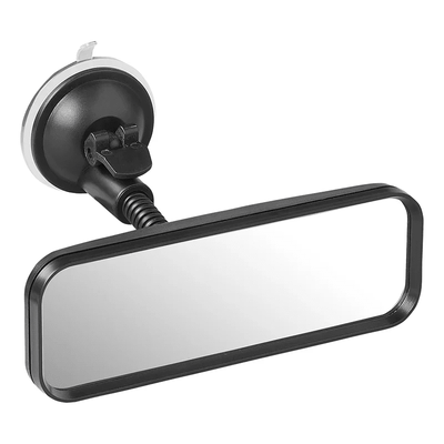 PREPLUS Universal Heck -View -Spiegel Inner Mirror 165x55mm mit Flex -Arm und Saugnapfbecher
