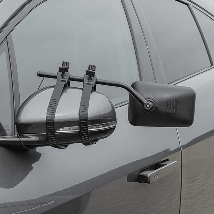ProPlus Universele Opzetspiegel Caravanspiegel DeLuxe – Verstelbare Spiegel voor Camper Bestelwagen en 4x4 - Inclusief Opbergtas - Eenvoudige Montage - E - gekeurd - VCTparts.nl