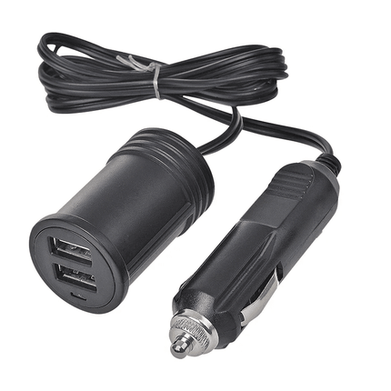 ProPlus ProPlus Verlengkabel 1M met USB Lader 2 - weg Type A – 12V/24V USB Splitter 3A PAT Europe 1