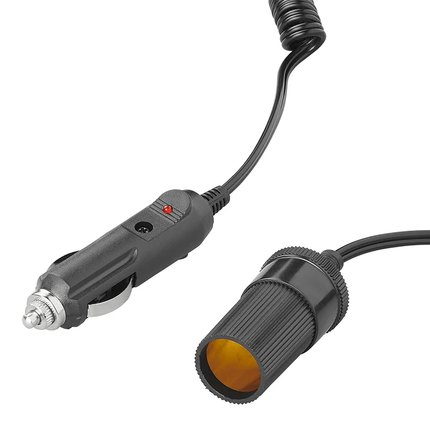 ProPlus Verlengkabel voor Sigarettenaansteker 3m 12V 24V max. 3Amp. Krulsnoer - VCTparts.nl