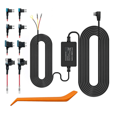 Redteliger USB-C Auto Dashcam Continuous Food Hardwire Cable Food Kit [3,5 m 12 V/24 V]