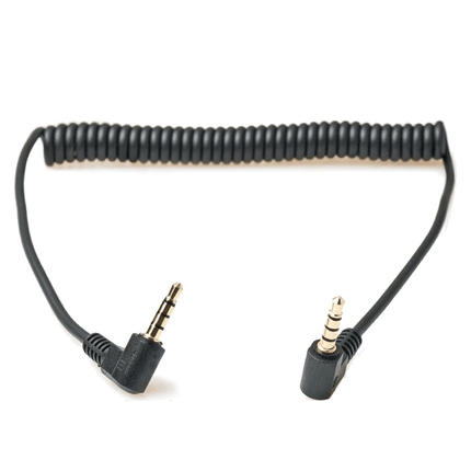 VCTparts Rekbare AUX naar AUX Man 3.5 Krulsnoer 90cm Zwart NORGOS 4
