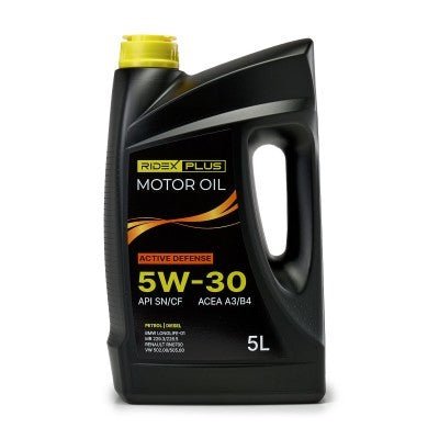 RIDEX PLUS Active Defense 5W-30 Vollsynthetisches Motoröl 5 Liter – Optimaler Motorschutz