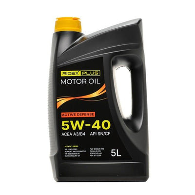 RIDEX PLUS Active Defense 5W-40 Synthetisches Motoröl 5 Liter – Leistungsstark und schützend