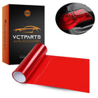 Rode Achterlicht Folie Auto – 30x60cm Smoke Tint Wrap Vinyl – Achterlicht Sticker Tuning Film Rood - VCTparts.nl