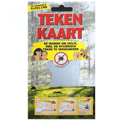 SafeCard -Zeichnung Kartenzeichnung Pass mit Loupe - Safe und Hygienic Tick für Menschen und Tiere entfernen