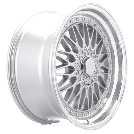 Set van 4 Velgen 18 inch 5x112 ET20 74.1 Zilver Gepolijste Rand voor Volkswagen Audi Mercedes - VCTparts.nl