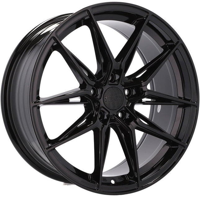 Set van 4 Velgen 18 inch 5x112 ET40 66.5 Zwart - Passend voor diverse Audi, Volkswagen en Mercedes - modellen - VCTparts.nl