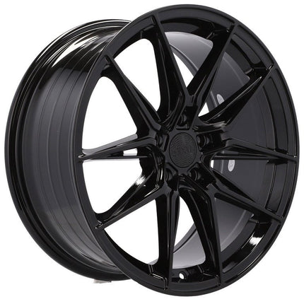 Set van 4 Velgen 18 inch 5x112 ET40 66.5 Zwart - Passend voor diverse Audi, Volkswagen en Mercedes - modellen - VCTparts.nl