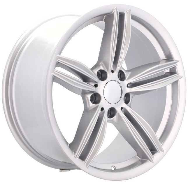 Set van 4 Velgen 18 inch 5x120 ET35 72.6 Zilver voor BMW Audi Volkswagen - VCTparts.nl
