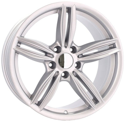 Set van 4 Velgen 18 inch 5x120 ET35 72.6 Zilver voor BMW Audi Volkswagen - VCTparts.nl