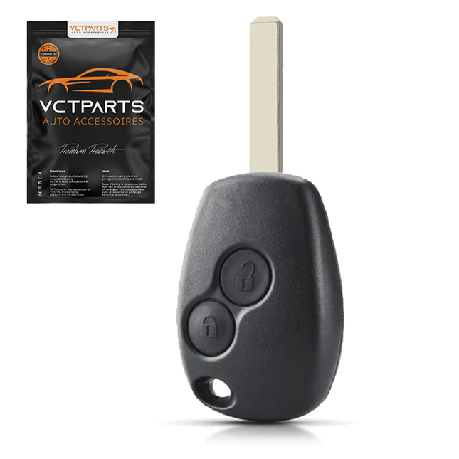 Renault Afstandsbediening Behuizing [Twingo-Megan-Modus-Clio-Kangoo-Logan] (excl. chip) - VCTparts.nl