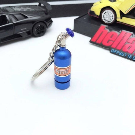 VCTparts Sleutelhanger Nitro NOS Fles met Lampje NORGOS 1