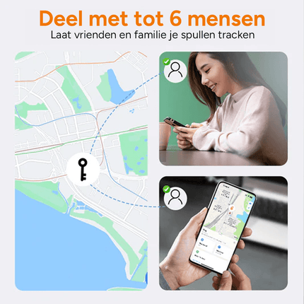 VCTparts Smart Tag Bluetooth/GPS Handtas Tracker – Bescherm je Tas met Tracer Maps en Zoek Mijn App iOS/iPhone – Zwart Mega - Creations 3