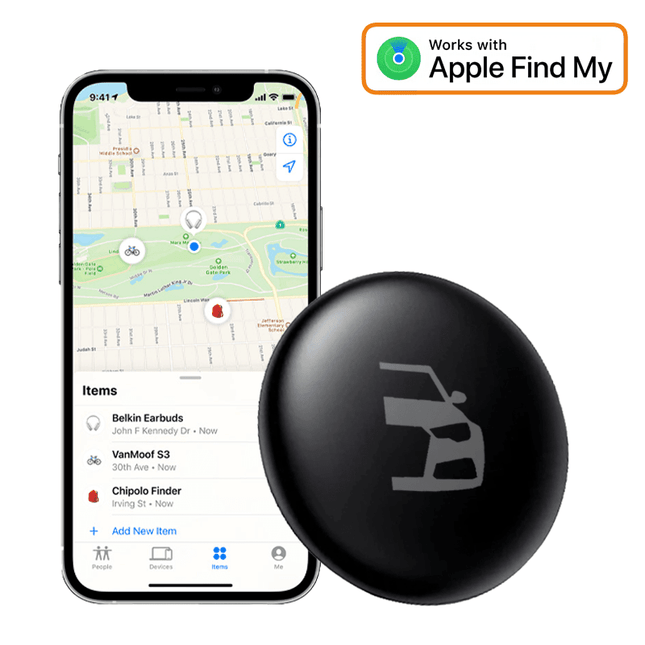 VCTparts Smart Tag Bluetooth/GPS Kattentracker – Volg je Huisdier met Tracer Maps en Zoek Mijn App iOS/iPhone – Zwart Mega - Creations 2