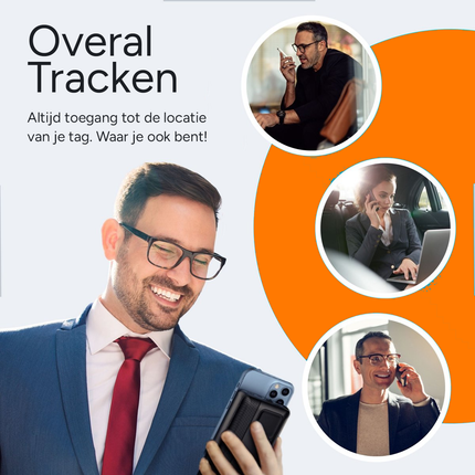 Auto GPS -Standort -Tracker Anti -Theft -Funktion Smart Tag - funktioniert mit der Suche in meiner App - iOS/iPhone Schwarz