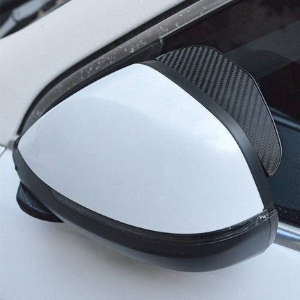 VCTparts Spiegelkap Regenkap Zonneklep Zelfklevend - Carbon Fiber (set) NORGOS 4
