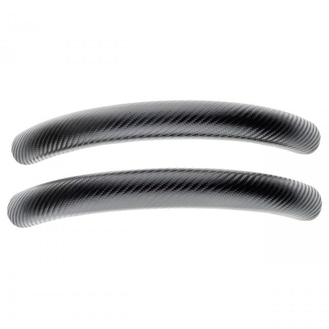 Sportieve Stuurwiel Pads Carbon – Gripverhogers voor Stuurwiel 36 - 38 cm (Set van 2) - VCTparts.nl