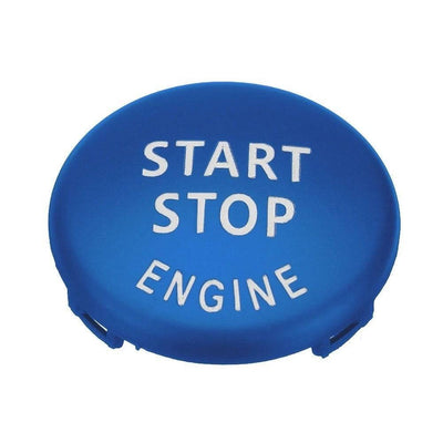 Start Stopp Motor Motorschalterknopf Taste BMW Blue