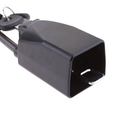 Stuurklem Slot Stuurwiel Hangslot Geel - Anti Diefstal Vergrendeling - VCTparts.nl