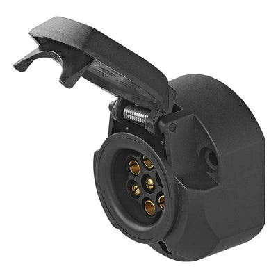 Anhänger -Sockeladapter von 7+1 Poly PVC mit Ventil [Anhänger - Caravan - Anhänger]