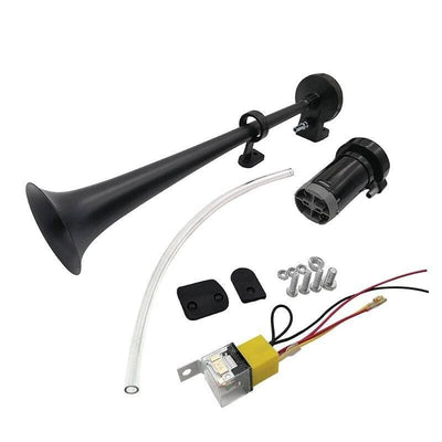 Zug Hoorn Airhoorn Black 115db Trompetenhorn mit Kompressor - Zughorn
