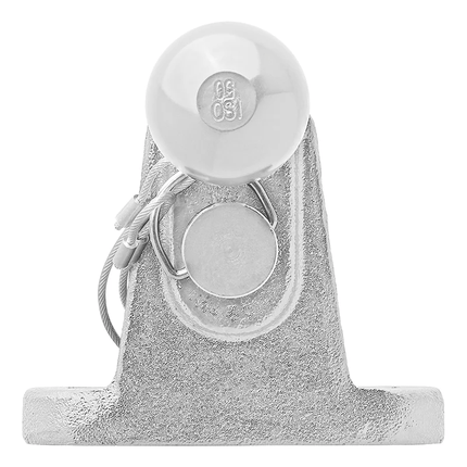 Trekhaakkogel D172/S200 Gecombineerde Tweevoudige Uitvoering E - gekeurd Zilver Bumpertrekhaak Koppelingskogel - VCTparts.nl