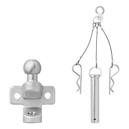 VCTparts Trekhaakkogel D21/S350 Gecombineerde Tweevoudige Uitvoering E - gekeurd Zilver Bumpertrekhaak Koppelingskogel VCTparts 4