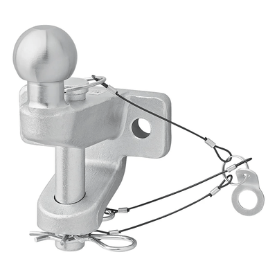 TOWBAR BUGRET D21/S350 Kombinierte Dual-Version E-zugelassener Silver Stoßstangenpuller Kupplungskugel