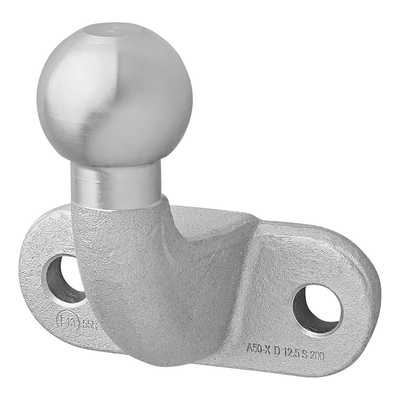 Schlepptabkugel schwarzer Winkel D172KN S210 kg Stoßpalpernsilber Silber