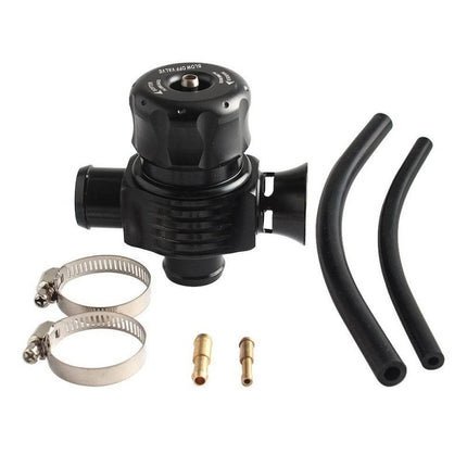 Turbo Afblaas Ventiel Blow Off Valve 25mm Dual Port met Hoorn BOV - 1001B Diverter Dump Aluminium Universeel - VCTparts.nl