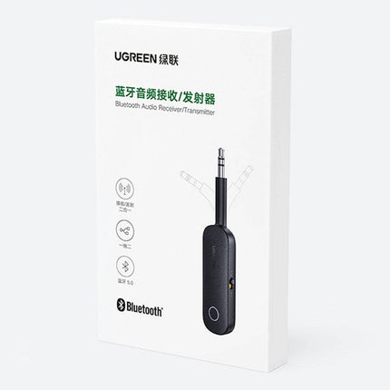 UGREEN UGREEN Auto Bluetooth 5.0 Auto Transmitter & Receiver met 3.5mm AUX Zwart (Airpods met Playsation 5 Adapter) Hurtel 6