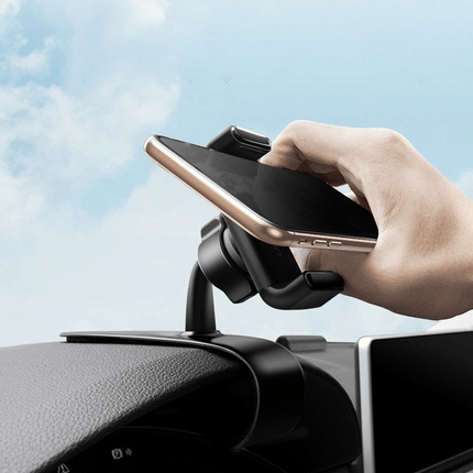 UGREEN UGREEN Universele Auto Klemmende Telefoonhouder 360° Draaibaar Dashboard Zwart Hurtel 4