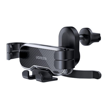 UGREEN Universal Gravity Autohalter Telefonhalter für das Lüftungsregister (6,5 - 8,0 cm) Schwarz