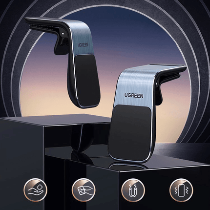 UGREEN UGREEN Universele Magnetische Autohouder Telefoonhouder voor Ventilatierooster met Magneet Zwart Hurtel 8
