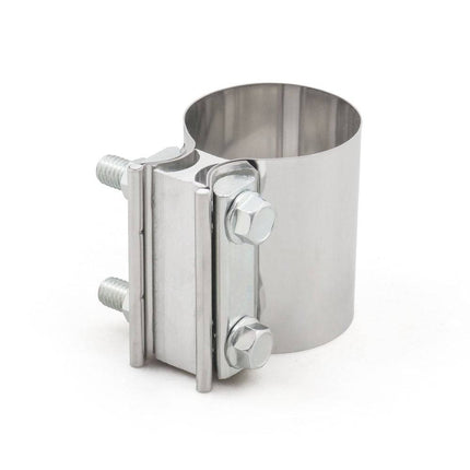 VCTparts Uitlaatklem 2inch 51mm Mof Adapter Koppelstuk - Universeel RVS T304 met Stootvoeg Beugel NORGOS 3