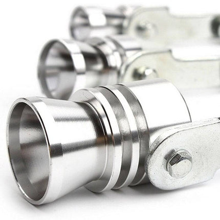 VCTparts Universeel Turbofluitje voor Uitlaat – Zilver | Turbo Sound Exhaust Whistle NORGOS 7